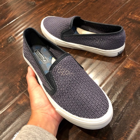SPERRY Seaside Open Mesh slip on sneakers SZ 6.5 - Picture 7 of 11